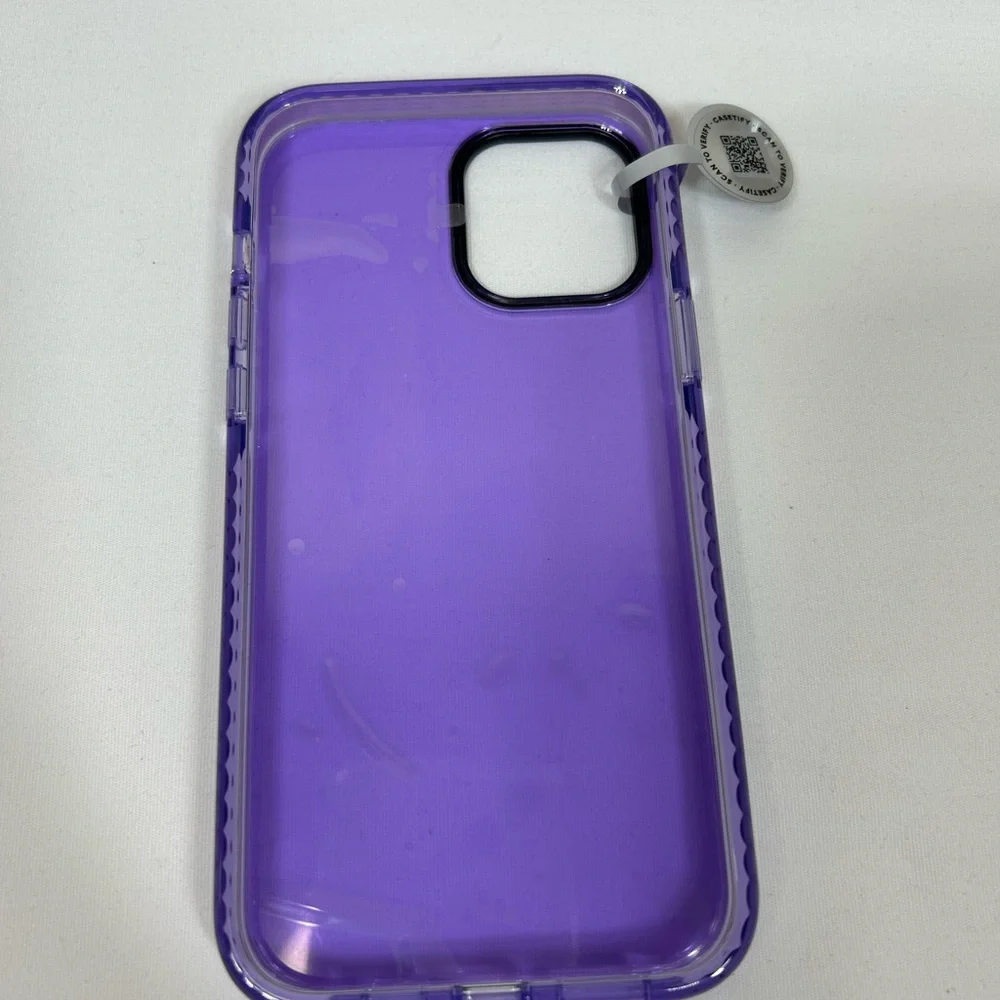 CASETIFY Impact Case Custom Phone Case Apple iPhone 12 Pro Max Sheer Purple